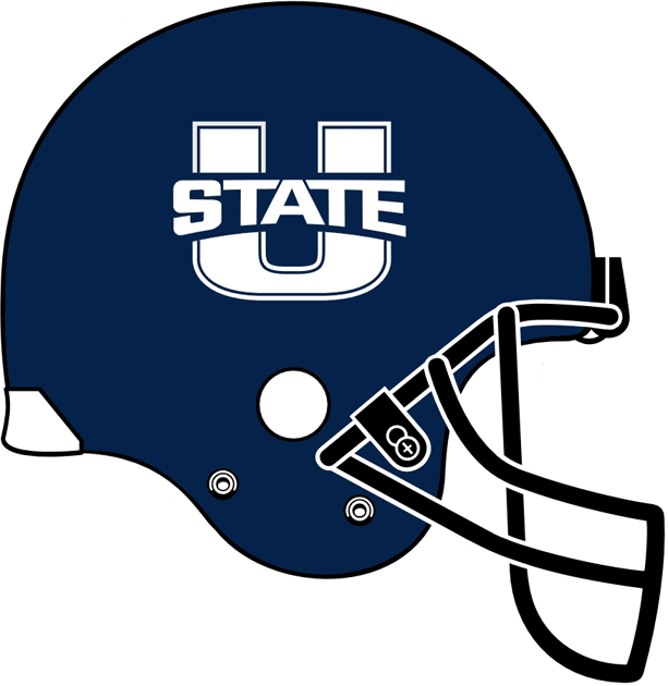 Utah State Aggies 2012-Pres Helmet Logo diy DTF decal sticker